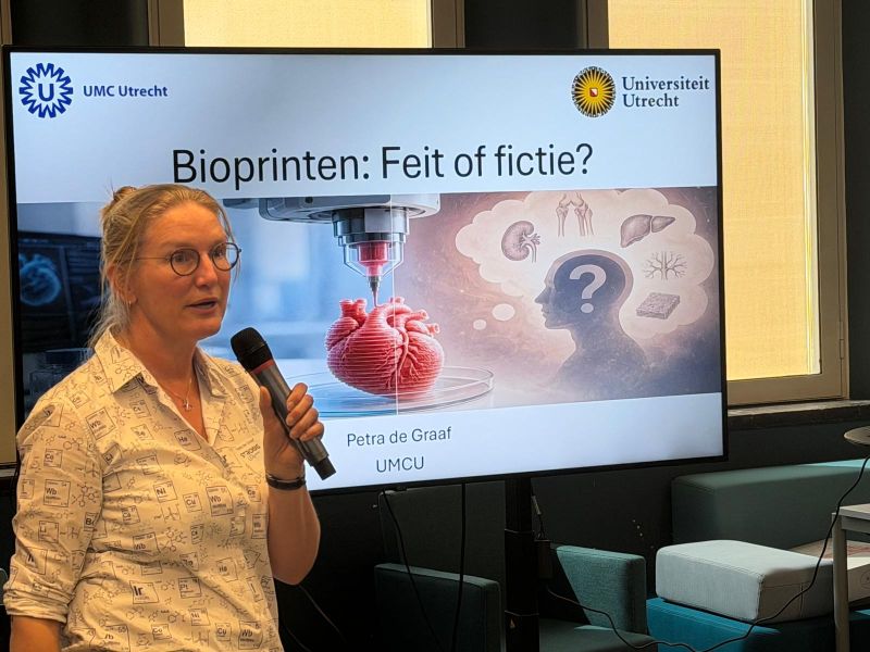 Pitch on bioprinting during Europe Day at UMC Utrecht