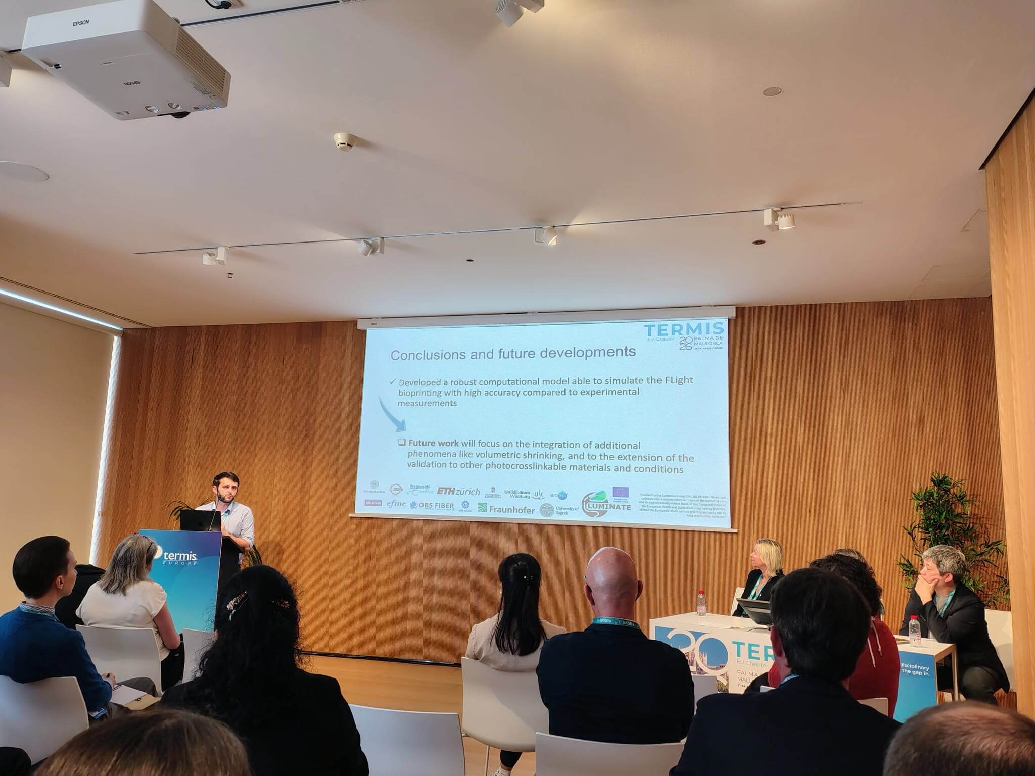 Session at TERMIS-EU 2026 in Palma de Mallorca